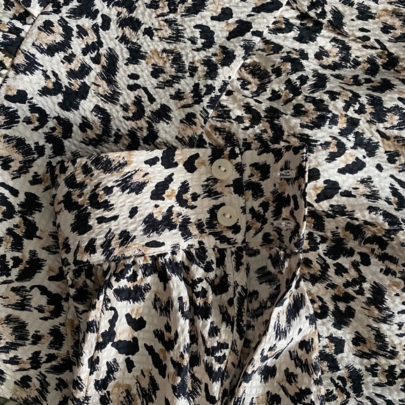 Rebecca Taylor Leopard Print Tedo Silk Dress Size - Picture 5 of 10